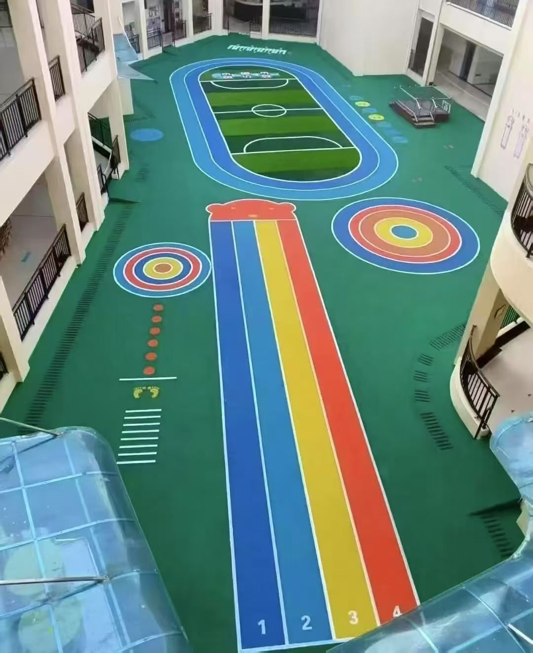 贵港市幼儿园塑胶跑道透气型塑胶跑道 - 排名